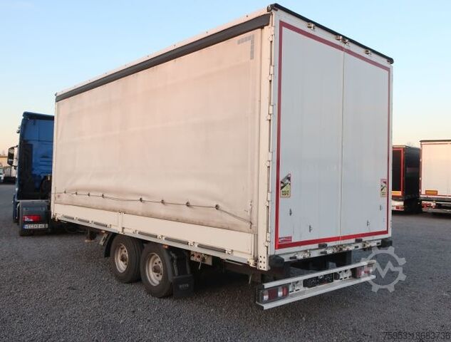 Anhänger mit Pritsche & Plane Wefa Tandem Schiebeplane durchladbar BPW