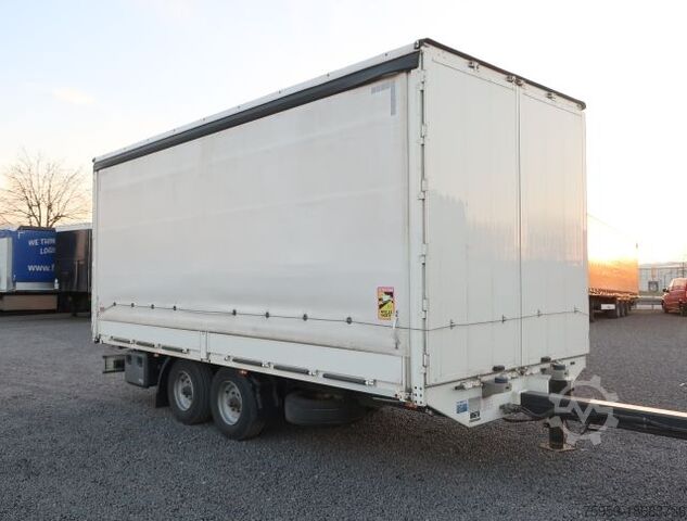 Anhänger mit Pritsche & Plane Wefa Tandem Schiebeplane durchladbar BPW