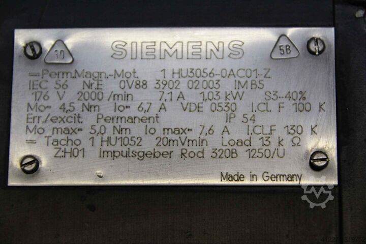 Permanent magnet motor Siemens 1 HU3056-0AC01-Z