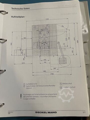 Machining center Deckel Maho DMC 63 V