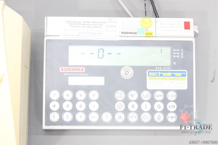 Palettenwaage / Pallet Sale SOEHNE Professional S20-2761