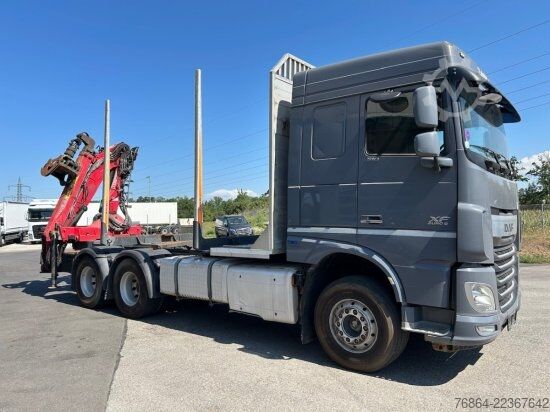 Logging truck DAF XF 510 MIT PENZ LADEKRAN 6X4,  12Z9.50 INKL. HOLZGREIFER