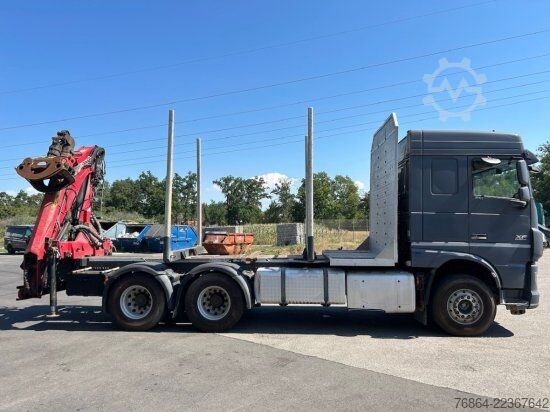 Logging truck DAF XF 510 MIT PENZ LADEKRAN 6X4,  12Z9.50 INKL. HOLZGREIFER