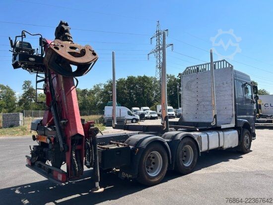 Logging truck DAF XF 510 MIT PENZ LADEKRAN 6X4,  12Z9.50 INKL. HOLZGREIFER