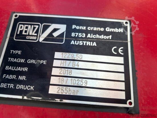 Logging truck DAF XF 510 MIT PENZ LADEKRAN 6X4,  12Z9.50 INKL. HOLZGREIFER
