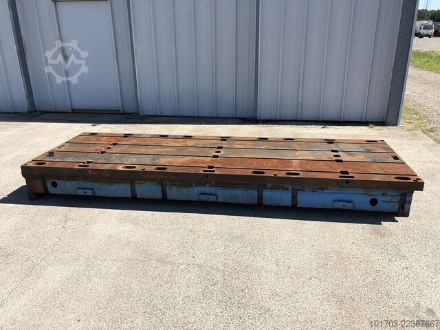 T-slots Floor Plate Taque fonte rainurée - Floor Plate 3600 x 1200 x 300 mm