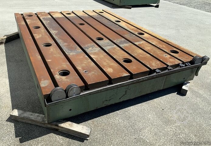 Cast iron bed Taque fonte rainurée - Floor Plate 2600 x 2000 x 350 mm - No 1
