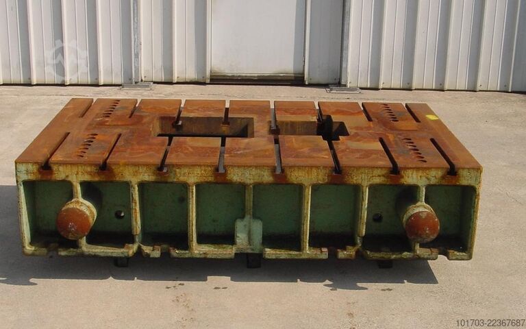 Cast bed Taque fonte rainurée - Floor Plate 2410 x 1500 x 550 mm - No 1