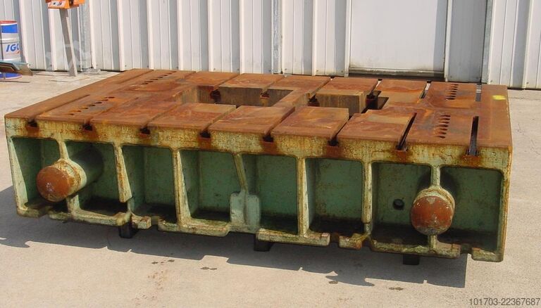Cast bed Taque fonte rainurée - Floor Plate 2410 x 1500 x 550 mm - No 1