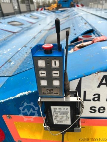 Tieflader-Sattelauflieger GOLDHOFER STHP 8 (3+5)/GG 219 to/Pendelachsen/ausziehbar