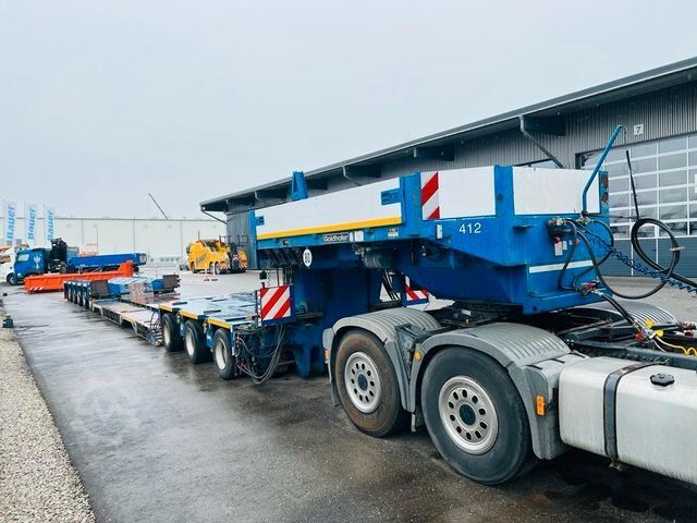 Tieflader-Sattelauflieger GOLDHOFER STHP 8 (3+5)/GG 219 to/Pendelachsen/ausziehbar