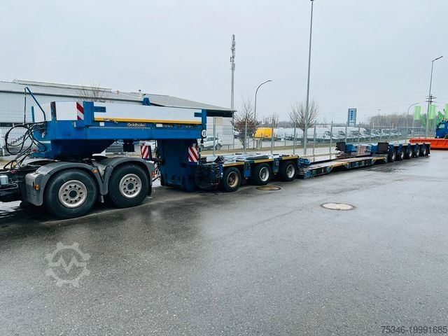 Tieflader-Sattelauflieger GOLDHOFER STHP 8 (3+5)/GG 219 to/Pendelachsen/ausziehbar