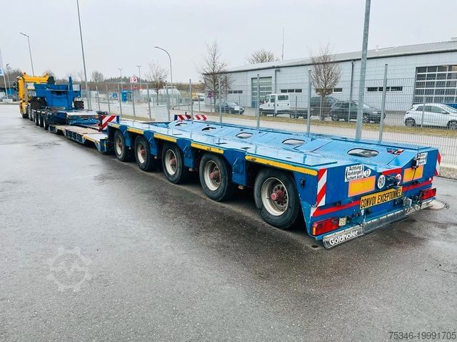 Tieflader Anhänger GOLDHOFER STHP 8 (3+5)/GG 219 to/Pendelachsen/ausziehbar