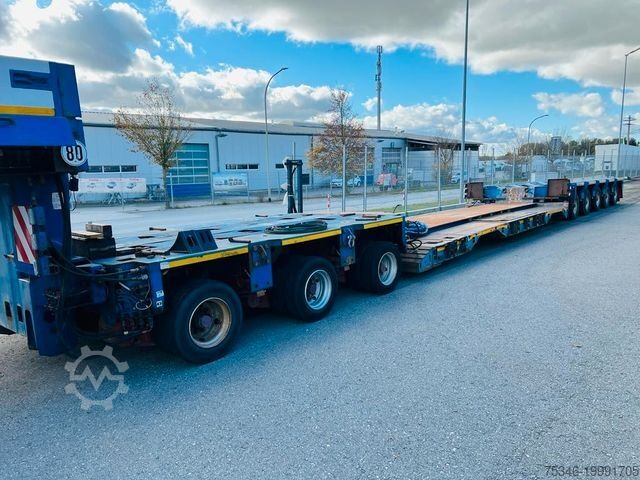 Tieflader Anhänger GOLDHOFER STHP 8 (3+5)/GG 219 to/Pendelachsen/ausziehbar