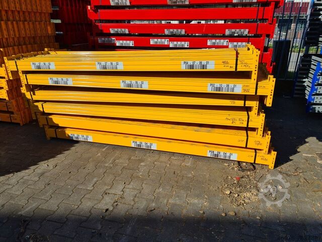 Pallet rack truss cross beams shelf NOEGA Esnova / 2.610 mm /  K: 110x50 mm /gelb 