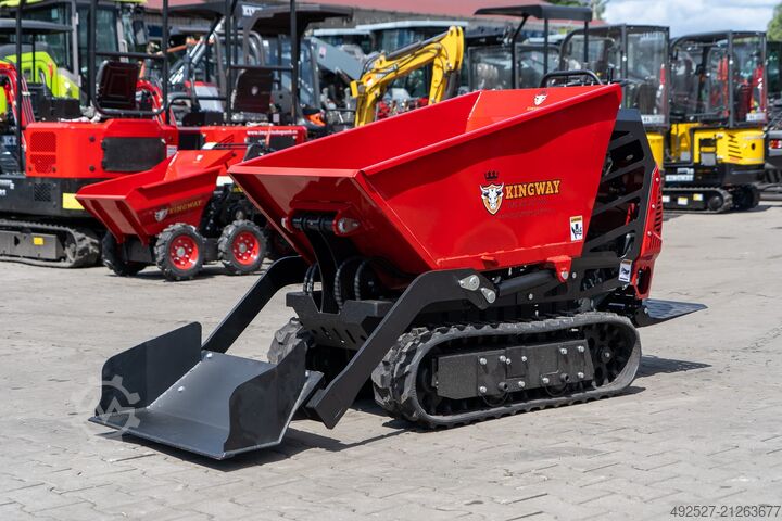 Raupendumper mit Frontlader GP500 Kingway GP500