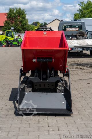 Raupendumper mit Frontlader GP500 Kingway GP500
