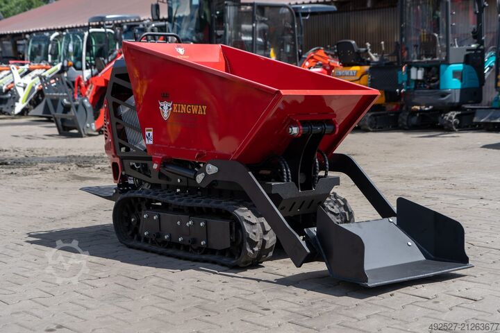 Raupendumper mit Frontlader GP500 Kingway GP500