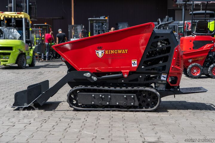 Raupendumper mit Frontlader GP500 Kingway GP500