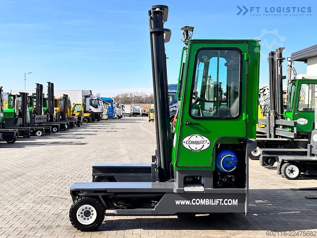 4-way forklift truck Combilift C4000 / LPG / DUPLEX / 4500MM /FREE LIFT