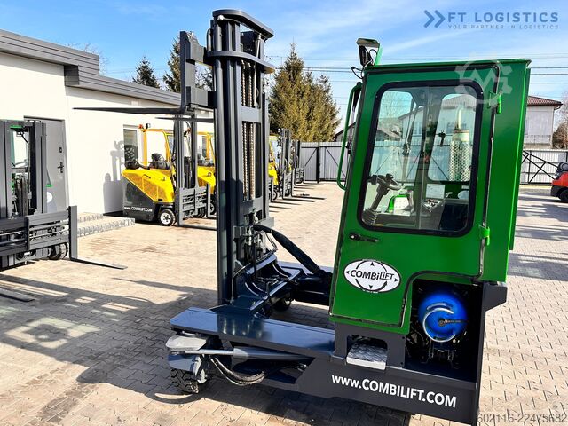 4-way forklift truck Combilift C4000 / LPG / DUPLEX / 4500MM /FREE LIFT