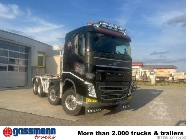Roll-off tipper truck Volvo FH 500 8x4, Meiller Abroller, Liftachse