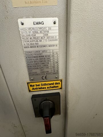 Vertikaldrehmaschine EMAG VTC 250