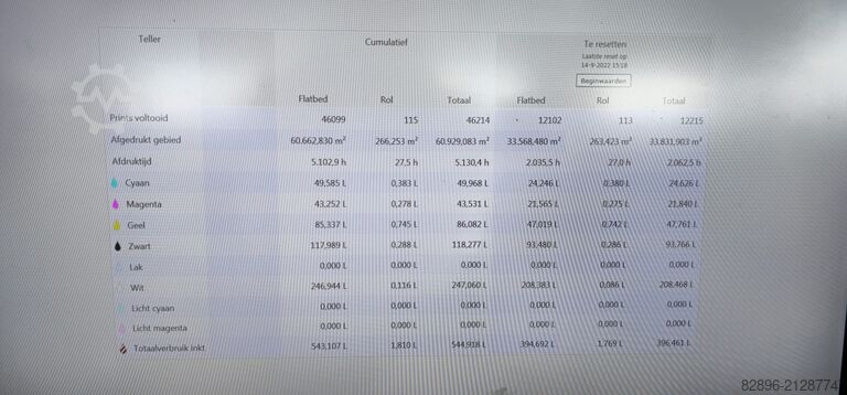 Flachbettdrucker mit Rollendruck-Option Canon OCE Arizona 2280XT