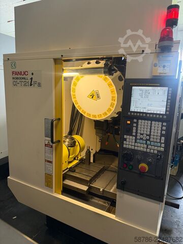 Vertical machining center Fanuc Robodrill Alpha T21iFa 5 axis