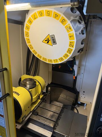 Vertical machining center Fanuc Robodrill Alpha T21iFa 5 axis