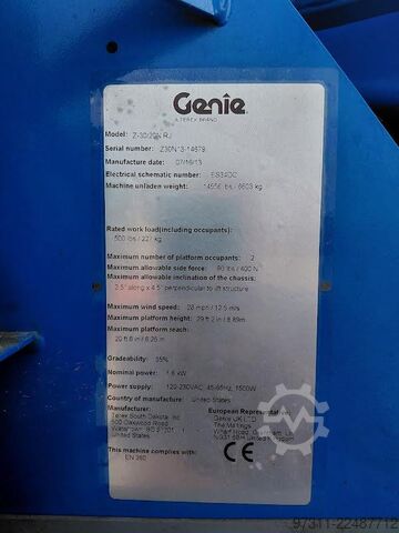 Articulated boom lift Genie Z-30/20N RJ