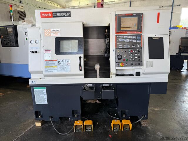 CNC turning and milling center MAZAK QTN 100II MSY