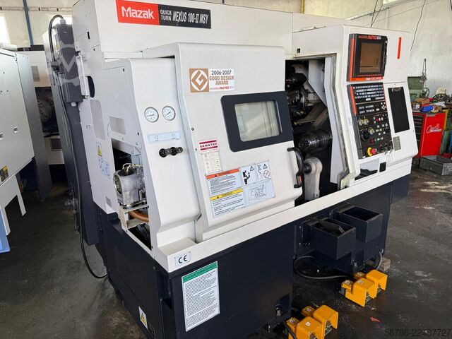 CNC turning and milling center MAZAK QTN 100II MSY
