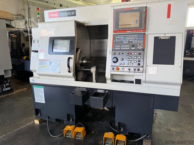 CNC turning and milling center MAZAK QTN 100II MSY
