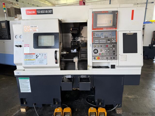 CNC turning and milling center MAZAK QTN 100II MSY