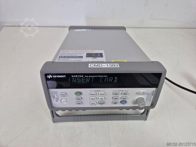 Agilent 34970a Data Loger Switch Unit Agilent 34970a Data Loger