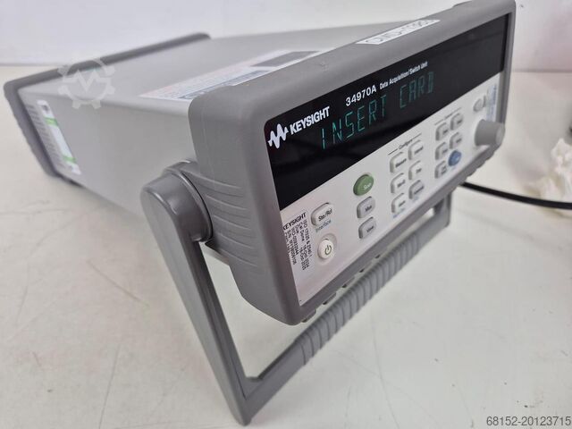 Agilent 34970a Data Loger Switch Unit Agilent 34970a Data Loger