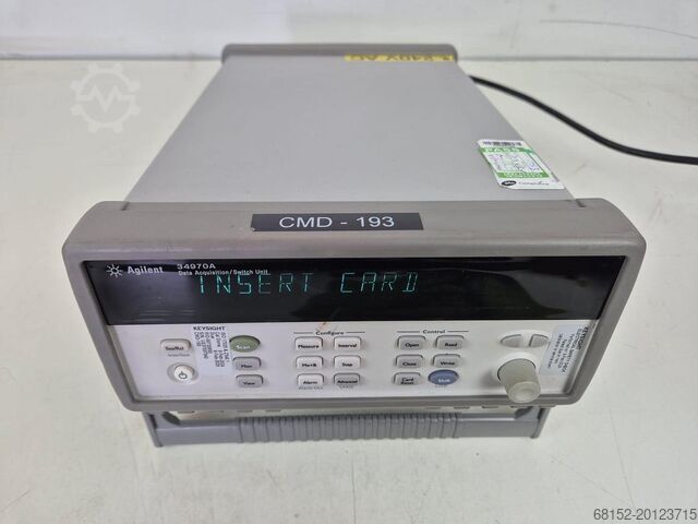 Agilent 34970a Data Loger Switch Unit Agilent 34970a Data Loger