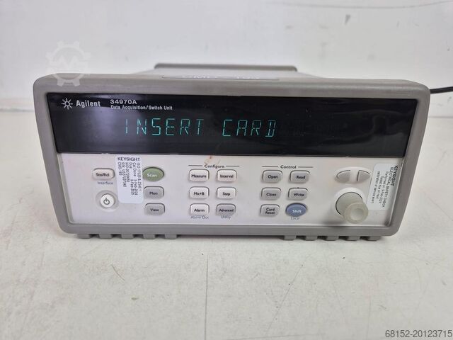 Agilent 34970a Data Loger Switch Unit Agilent 34970a Data Loger