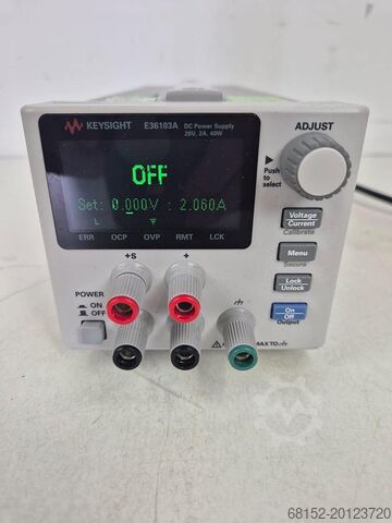 Agilent Keysight E36103ADC Power Supply Agilent Keysight E36103ADC