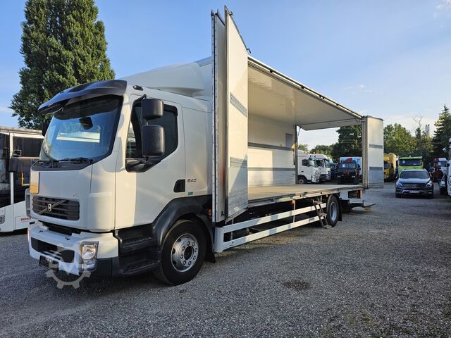Truck with box body Volvo FL240 16 Tons Full Side Opening Hebebühn