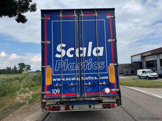 Semi low loader Meert Semi Curtainside / SAF / Double Tires