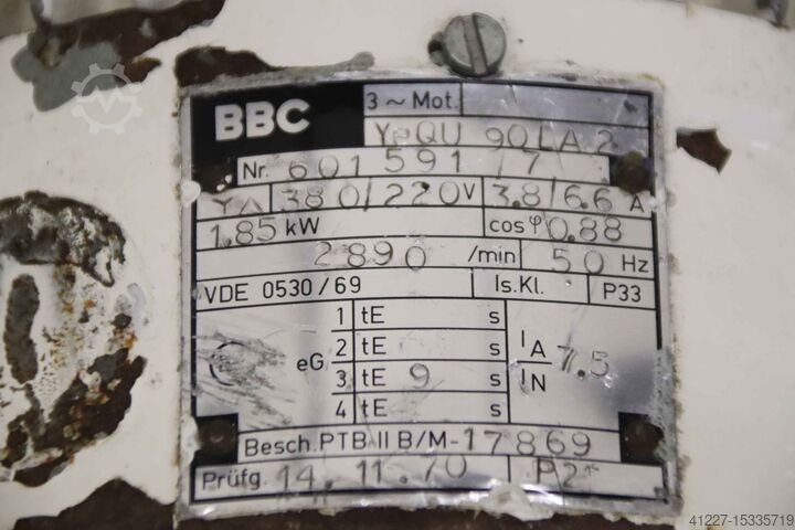 Staubabsauggebläse 1,85 kW Oelde Größe 16