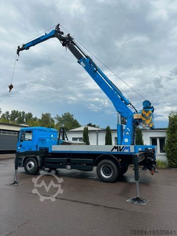 Autokran MAN 18.260 4x2 Montagekran 35m SEILWINDE