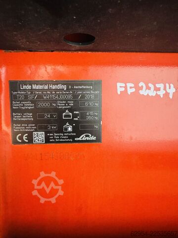Niederhubwagen Linde T 20 SF Batterie Bj.24