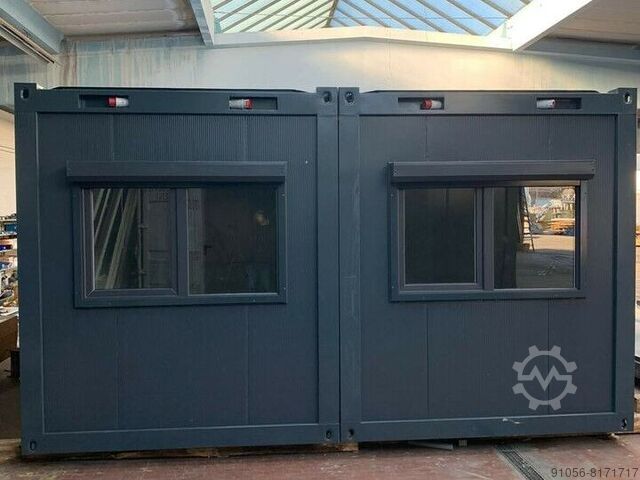 Doppel ISO Bürocontainer mit WC + Küche Modurazell GmbH 