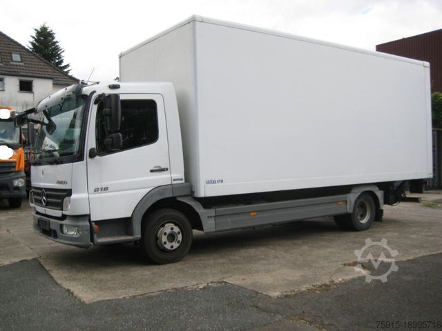 Box van MERCEDES-BENZ 818 L Atego mit LBW / Euro 5 / nur 44.000 KM