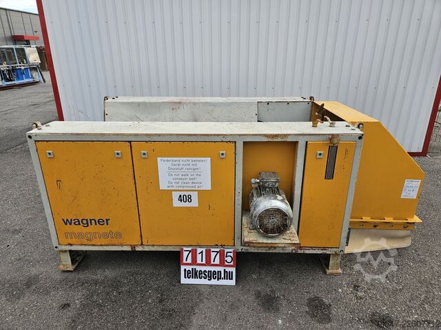 Magnetabscheider mit Förderband, Sortierung Wagner Magnete 0428-25/60