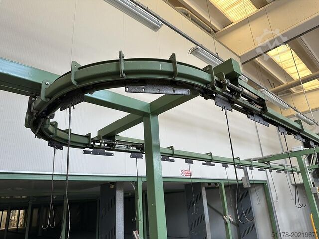 Automatic painting system for chairs or similar products CM 