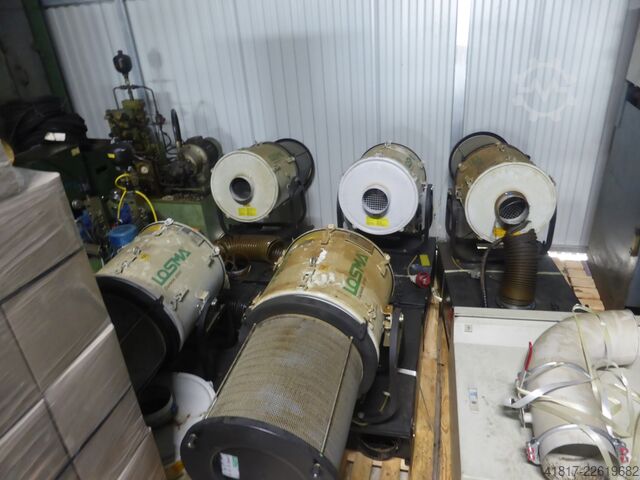 Extraction system, 7 units LOSMA S.P.A. Darwin 2000 D